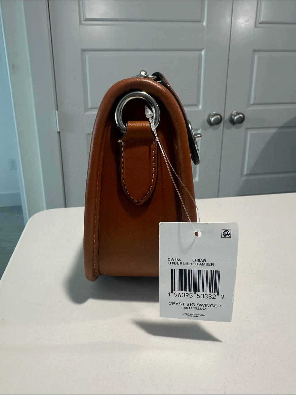 Coach Swinger Crystal Signature Jacquard FULL SIZE - Picture 3 of 12